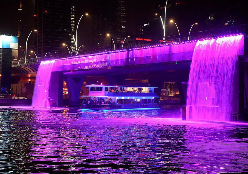 Luxury Glass Boat Dinner Cruise at Dubai Marina